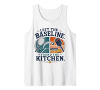Left The Baseline Found The Kitchen Pickleball Tennis Tank Top