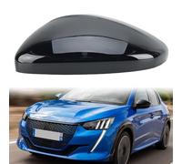 Left Wing Mirror Cover Caps For Peugeot 208 2008 Citroen C3 2012-2018 | Gloss Black, N/S Passenger Side, Mirror Casings Accessories