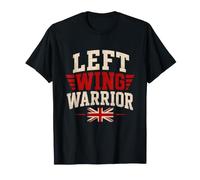 Left Wing Warrior UK Political Slogan British Patriotic T-Shirt