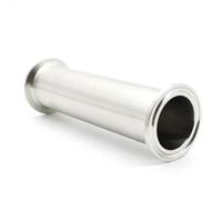 LEFTART 3" 76mm (OD 91mm) lengh 500mm Sanitary Tri Clamp Type Spool Tube, for DIY projects 304 stainless steel pipe