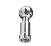 LEFTART BSP SS304 Stainless Rotary Spray Ball Sanitary Female Thread, for CIP Tank Cleaning Head 360 Degree Coverage Wash Fitting(1-1/2")