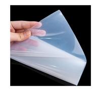 LEFTART Clear Transparent Silicone Rubber Sheet Plate Mat High Temperature Resistant Gasket, for Home Improvement Sheet thickness thickness thin board (Size : 500x500x0.2mm)