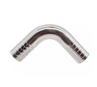 LEFTART Hose Barbed 304 Stainless Steel Sanitary 90 Degree Elbow Pipe Fitting, for Home Garden Plumbing fittings elbows Accessories(Size:16mm)