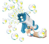 LeftField Toys | Hubble Bubble 24-Hole Bubble Blaster - Light up Bubble Machine for Kids - Fun Outdoor Toy