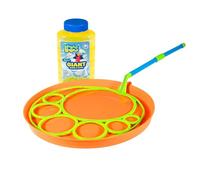 LeftField Toys | Hubble Bubble Mega Bubble Kit - Giant Bubbles Set with Wand - Outdoor Fun Toddler Toy