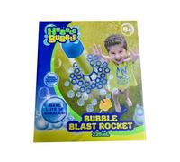 LeftField Toys | Hubble Bubble Rocket - Launchable Bubble Machine for Kids - Outdoor Garden Toy