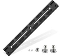 Leftfoto 280mm Metal Dovetail Slide Rail Arca Swiss Type Quick Release Plate with Cold Shoe & Anti-Slip Pads for DSLR Camera Tripod Ballhead