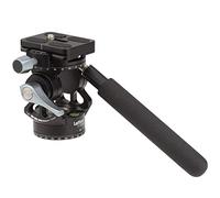 LEFTFOTO Double Panoramic Tripod Fluid Head,Mini Pan Tilt Head,Tripod Fluid Drag Pan Head with Arca Swiss Quick Release Plate and Handle for Compact Video Cameras and DSLR Cameras