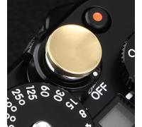 Leftfoto Exquisite Copper Concave Shutter Release Button for Fujifilm X-T5 X-T4 X-T3 X-T30 X- X-T20 X-PRO3 X100VI X100V X-E4 X-E3 Nikon Zf DF Leica Q3 M10 Sony RX1 R etc,Diameter 0.47in