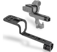 Leftfoto Handle Extension Rig Compatible with XLR Handle Unit for Sony Camera FX3 FX30,Extension Bracket Grip with Cold Shoe,NATO & 1/4"-20 and 3/8"-16 Threads