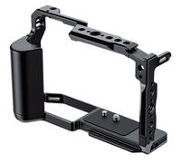 LEFTFOTO ZR Camera Metal Cage for Nikon ZR Protection Frame Rig,Built-in Ergonomically Designed Wood Handle,Quick-Release Plate for Arca for Vlog Video Shooting