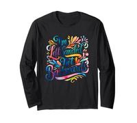 Lefthanded Lefty Not Backwards Southpaw Colorful Fun Art Long Sleeve T-Shirt