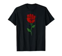 Leftist American Socialist Rose Value Graphic T-Shirt