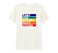 Leftist Anti Capitalist People Over Profit Premium T-Shirt