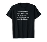 Leftist Introverted Anti Capitalism Value Graphic T-Shirt