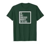 Leftist Pro Immigration Pro Refugee T-Shirt, Men, Dark Green, 3X-Large