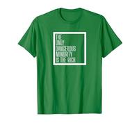 Leftist Pro Immigration Pro Refugee T-Shirt, Men, Kelly Green, XX-Large