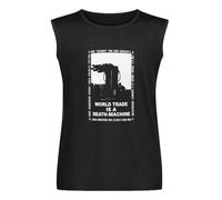 Leftover Crack World Trade Men's Sleeveless T-Shirt Unisex Black Vest Tank Tee M