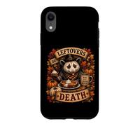 Leftovers Or Death Funny Opossum Thanksgiving Case for iPhone XR