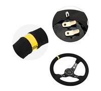 Leftwei 14 Inch 6 Bolt Racing Steering Wheel, Compatible with Most
