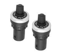 Leftwei 2 Pcs 10K Potentiometer, Single Turn B10K VSD VFD Potentiometer, Panel Mount for Variable Speed Drive Inverter, Ideal for Speed Control