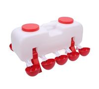 Leftwei 28PCS Automatic Chicken Waterer, Large Capacity ABS Poultry Self Filling Water Feeder, Maintain Clean Feeder for Duck Goose Turkey Quail