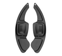 Leftwei 2PCS Aluminum Alloy Steering Wheel Paddle Shifter Extension Trim Cover, No Modification Required Cover, Symmetrical Design with Enhanced Gear Shift Control, for MK8 2022 & (Black)