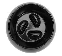 Leftwei 3 Pillar Slow Feeder Bowl, Pet Feeding Dish, Dog Container with Portion Control & Anti Bloat Design, Ideal for Multi Pet Homes, 1.5qt (Black)