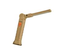 Leftwei 360 Degree Rotating LED Work Light, Magnetic Bottom Work Light with Foldable Hook & 4 Illumination Modes, Ideal for Outdoors, Repairing, Camping, Reading & Home Use (Khaki)