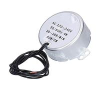 Leftwei AC Synchronous Motor Mini Electric Machinery Parts 2Pcs Low Power Durable for Heating and Fans Aluminum Brass