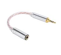 Leftwei Adapter Cable Male to Female for Clear Sound Transfer, Portable 2.5mm Connection for ZX300A, 14cm Oxygen-Free Copper (#3)