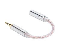 Leftwei Adapter Cable Male to Female for Clear Sound Transfer, Portable 2.5mm Connection for ZX300A, 14cm Oxygen-Free Copper (#1)