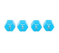 Leftwei Aluminum Wheel Hex Hub Adapter, 12mm RC Car Parts for SCX10 CC01 WRAITH 90027 90034, with Enhanced Strength & Durability (Blue)