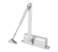 Leftwei Automatic Door Closer Heavy Duty Hydraulic Mechanism for Fire Security Door Quiet Operation Aluminum Alloy 1 Unit