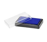 Leftwei Baby Footprint Ink Pad Safe Non- Reusable for Creating Lasting Memories with Babies and Pets 9.3x6.5cm (Blue Ink)