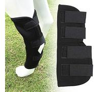 Leftwei Black Dog Injuries Protector, Anti-Lick Stability Pet Knee Guard, Dog Suffers Fatigue Injury Stabilize Arthritis for Dog Leg Guard(black, M)