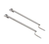 Leftwei Boat Spring Support, 2 Pack Stainless Steel Lid Support 190mm, Strong Marine Spring for Flip Up Cabinet Doors, with U and L Shape Plate