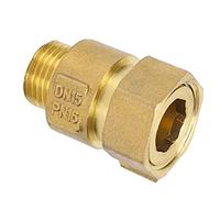 Leftwei Brass Check Valve Reliable One-Way Backflow Prevention Tool for Domestic Water Pipe Networks DN15, Easy Install, 1 Unit