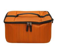 Leftwei Camera Carry Bag Spacious Adjustable Strap for Outdoor Use Orange Nylon 12.2x9.4x5.9in Holds 2 Cameras 6 Lenses