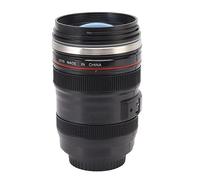 Leftwei Camera Lens Coffee Mug, 400ml Stainless Steel Insulated Cup, Food Grade Replica EF 24 105mm F4 0L USM Lens with Lid, Ideal for Photographers Filmmakers & Birthday Gift
