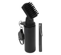 Leftwei Club Groove Sharpener Tool and Water Brush Combo for Effective Club Cleaning and Performance Enhancement in Golf (Black)