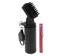 Leftwei Club Groove Sharpener Tool and Water Brush Combo for Effective Club Cleaning and Performance Enhancement in Golf (Red)