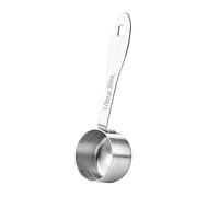 Leftwei Coffee Scoop, Stainless Steel Measuring Spoon 30ml with Small Hole for Hanging, for Coffee Beans Tea Powder Sugar Baking Soda