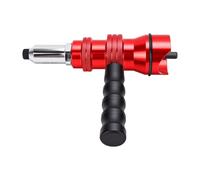 Leftwei Cordless Rivet Gun Adapter with 4 Rivet Sizes & Quick Riveting | 10 Times Quicker, Complete Kit with 4 Heads & Wrench, Alloy Steel, Reverse Function, for Auto HVAC Fencing