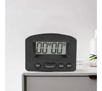 Leftwei Digital Countdown Timer, Large LCD Display Timer, 1 Second to 99 Minutes 59 Seconds with Magnet & Bracket, Ideal for Kitchen, Refrigerator, Microwave Oven (XL-331 Black)