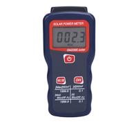 Leftwei Digital Solar Power Meter, Wm2 Btu Sun Light Energy Measuring Tester with Data Hold & Maximum Value Function, Handheld Strength Sunlight Radiation Tester, Ideal for Meteorology
