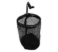 Leftwei Drawstring Mesh Bag, Portable Nylon Mesh Storage Bag with Adjustable Tight Rope, for Sports Balls, Gym, Travel, Beach & Camping