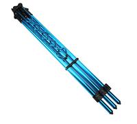 Leftwei Fishing Rods Tripod Stand, Aluminium Alloy Dazzling Portable Sea Pole Bracket Tripod Telescopic Fishing Rod Stand Rest Tackle Accessory