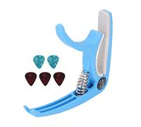 Leftwei Guitar ABS Arrow Storage Case with 5 Picks for Acoustic Guitar and Banjo, Perfect Tone and Durable Design (Blue)