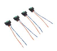 Leftwei H11 H8 H9 Headlight Socket Wiring Harness 4Pcs Durable High Strength Adapter for Halogen Bulbs and Fog Lights